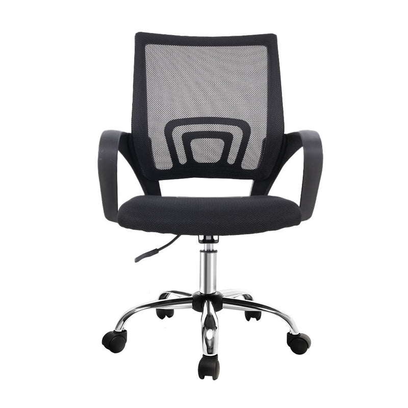 Mid Back Mesh Office Chair - Black