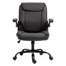 Mid Back Office Chair – Brown
