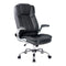 Leather Office Chair with Tilt – Black