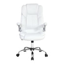 Leather Executive Office Chair - White