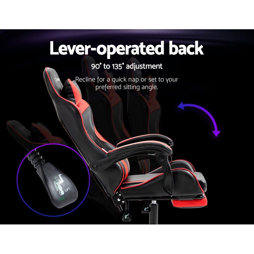 Torino Gaming Office Chair – Red – Standard