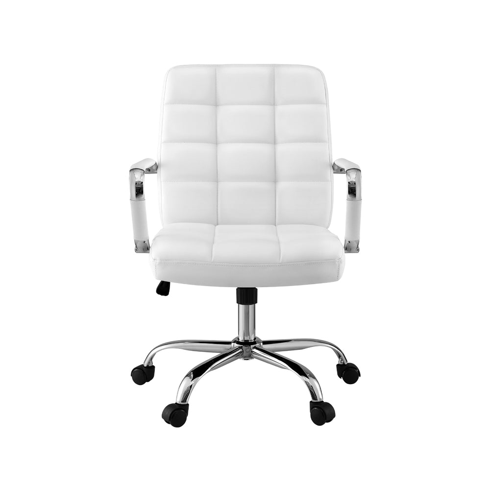 Corven PU Leather Office Chair – White – Standard