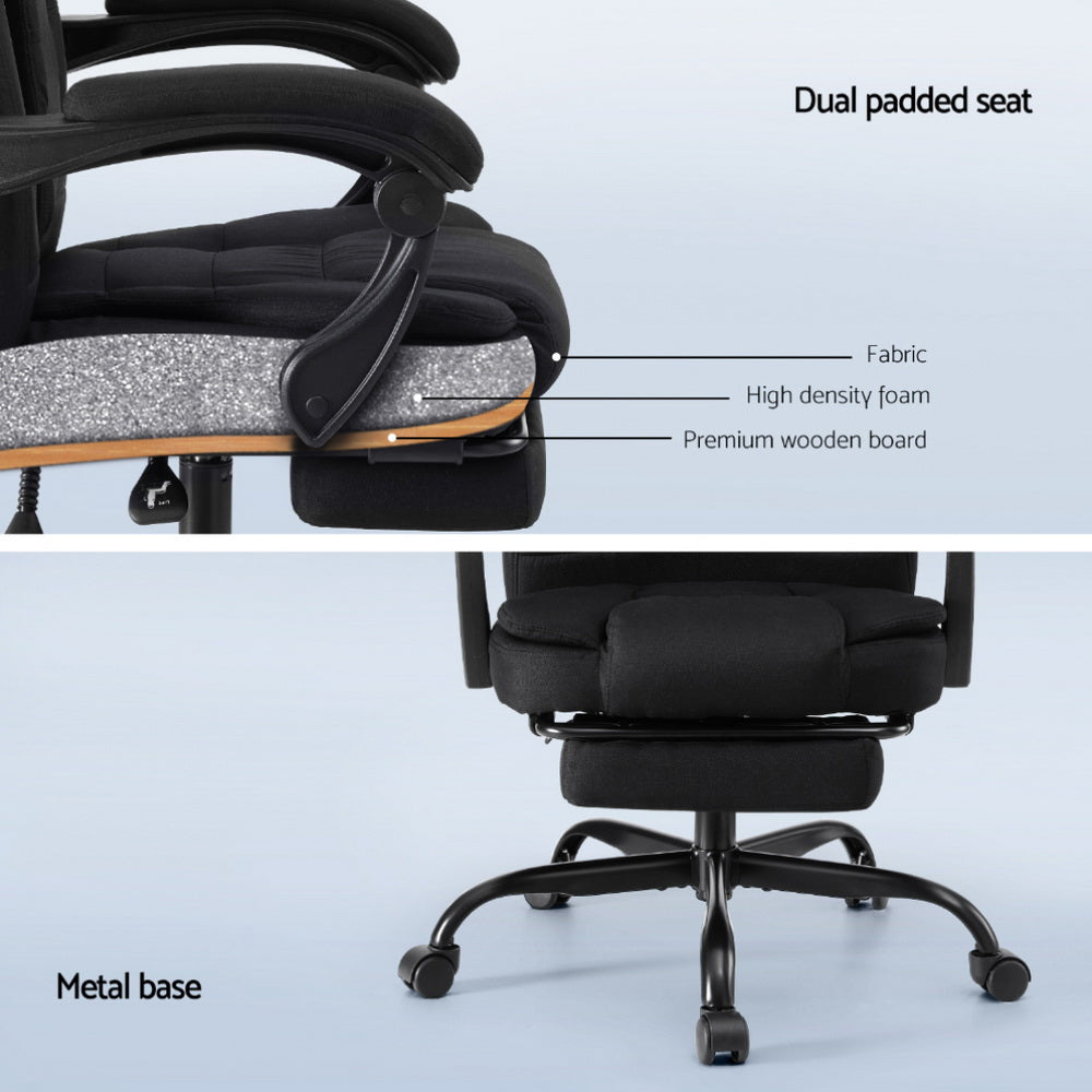 Monaco Executive Office Chair – Black – Standard