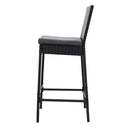 Set of 2 - Wicker Bar Stools