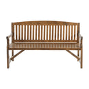 3 Seat Outdoor Wooden Garden Bench - Natural