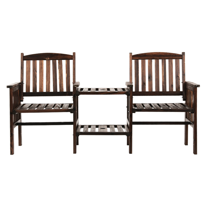 Outdoor Garden Loveseat - Charcoal