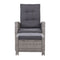 2 PC Adjustable Recliner Sun lounge - Grey