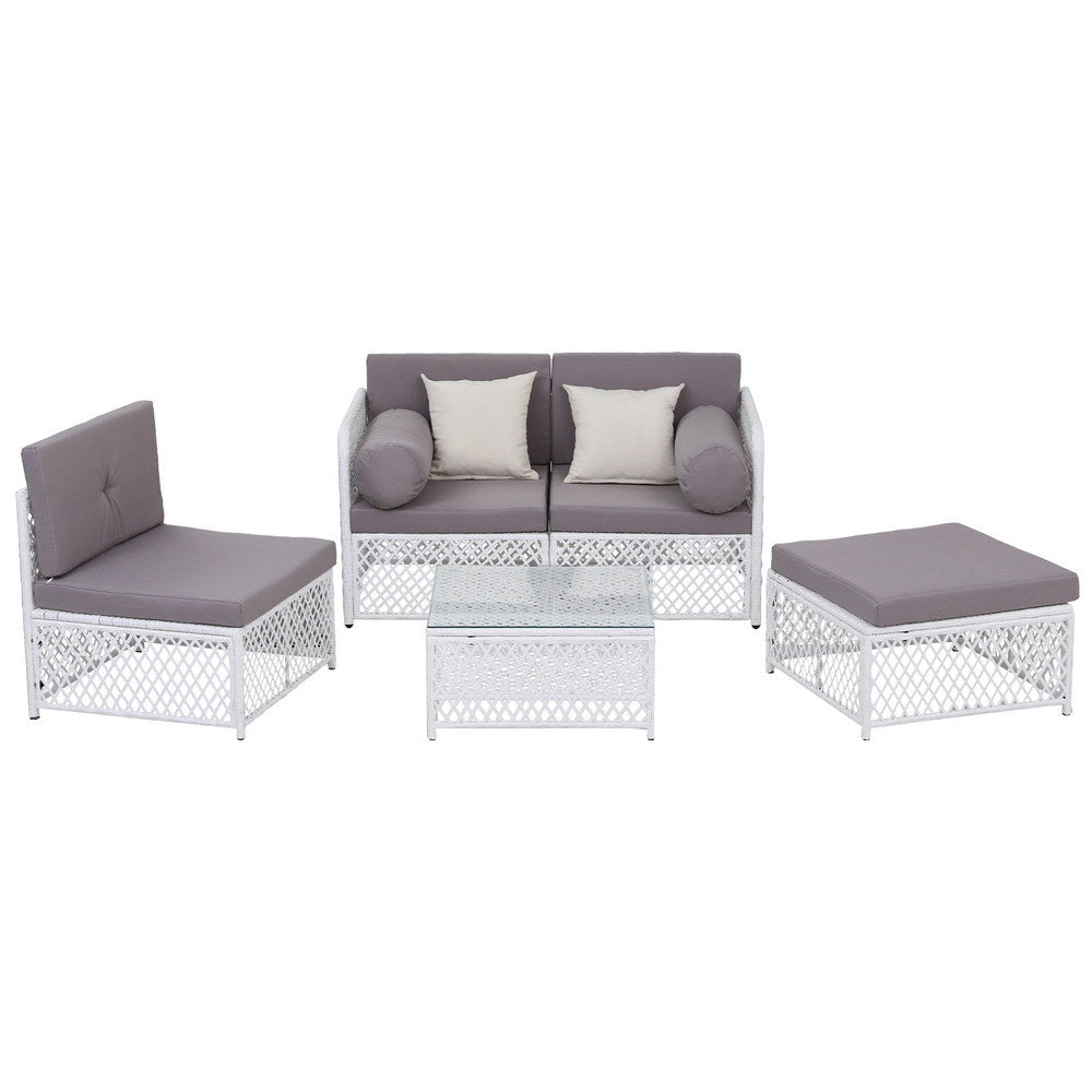 Haven 4 Seater Outdoor Sofa Set – Multi – 5 Piece