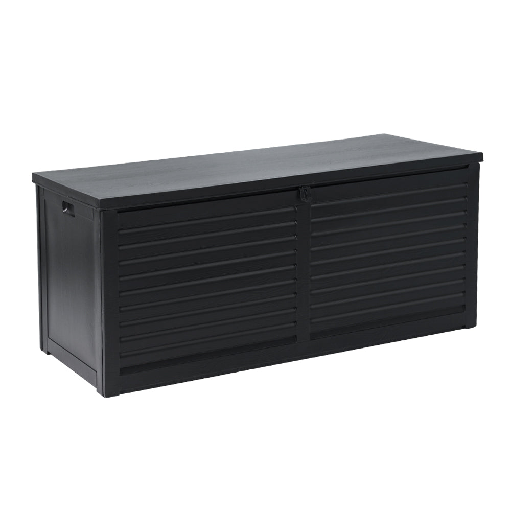 Alderon Outdoor Storage Box – Black – 490L