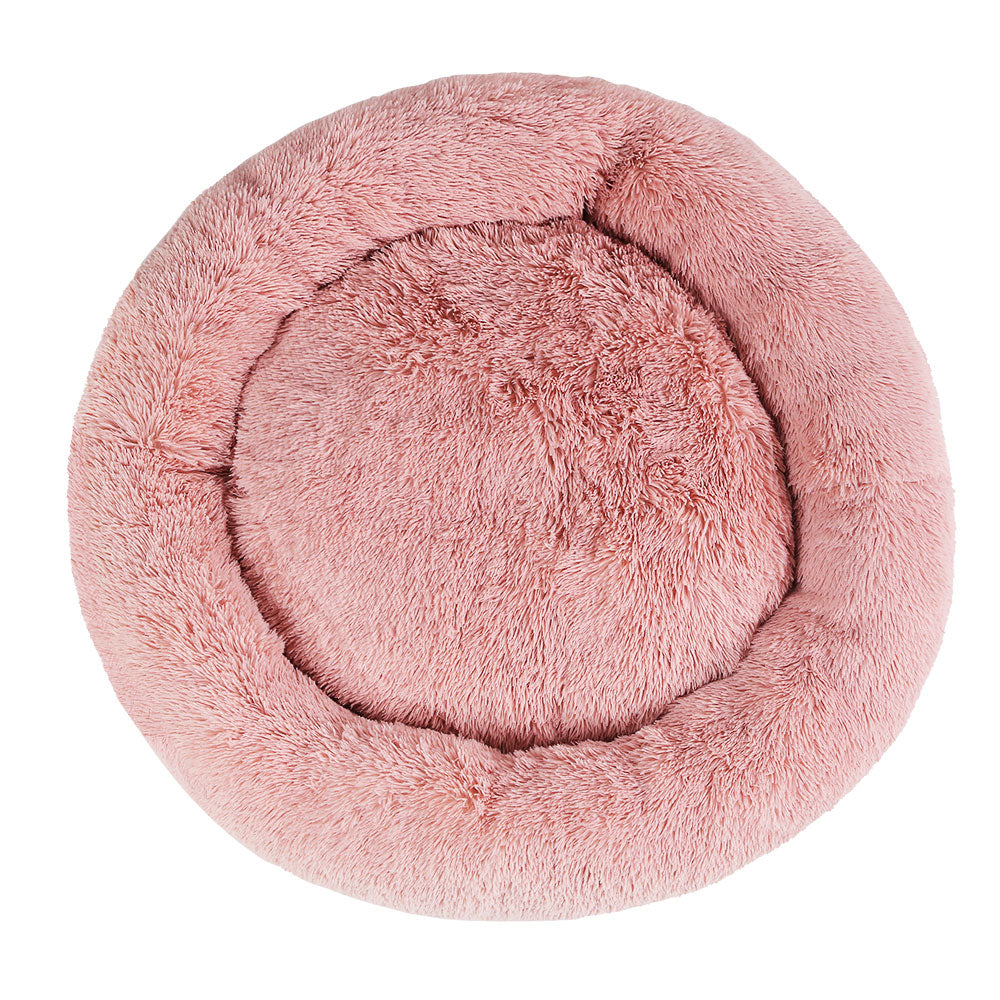 Serano Calming Pet Bed – Pink – Extra Large 110cm
