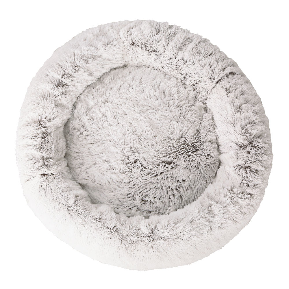 Serano Calming Pet Bed – White – Extra Large 110cm