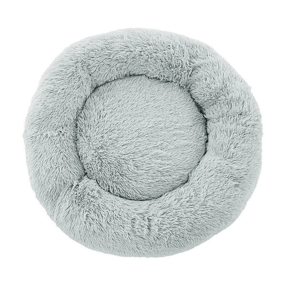 Haven Calming Pet Bed – Grey – 90 cm