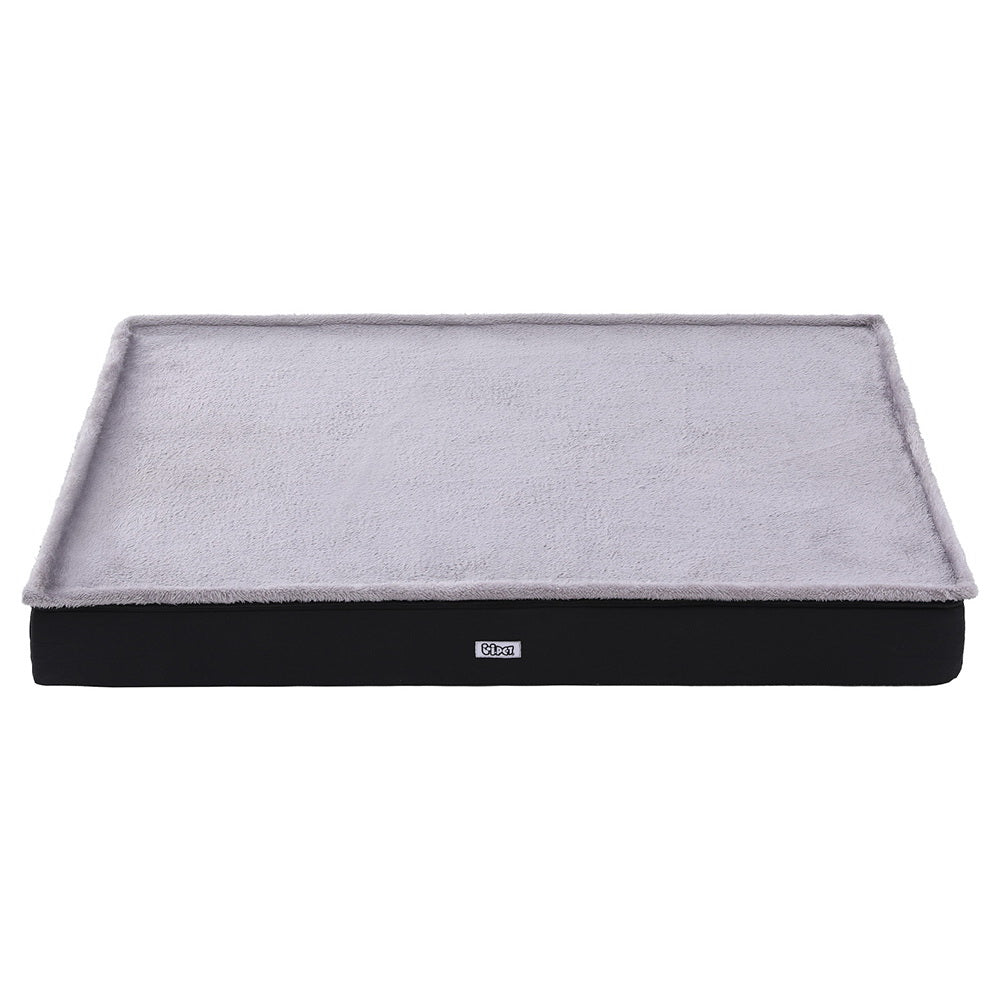 Mirana Foam Cushion Pet Bed – Grey – Large 105 cm