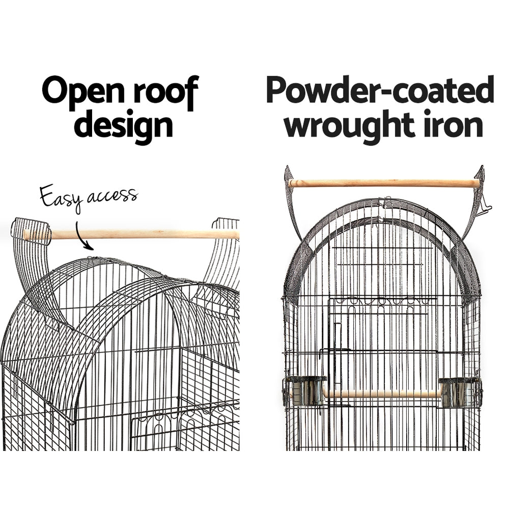 Meridian Large Bird Cage – Black – 150cm
