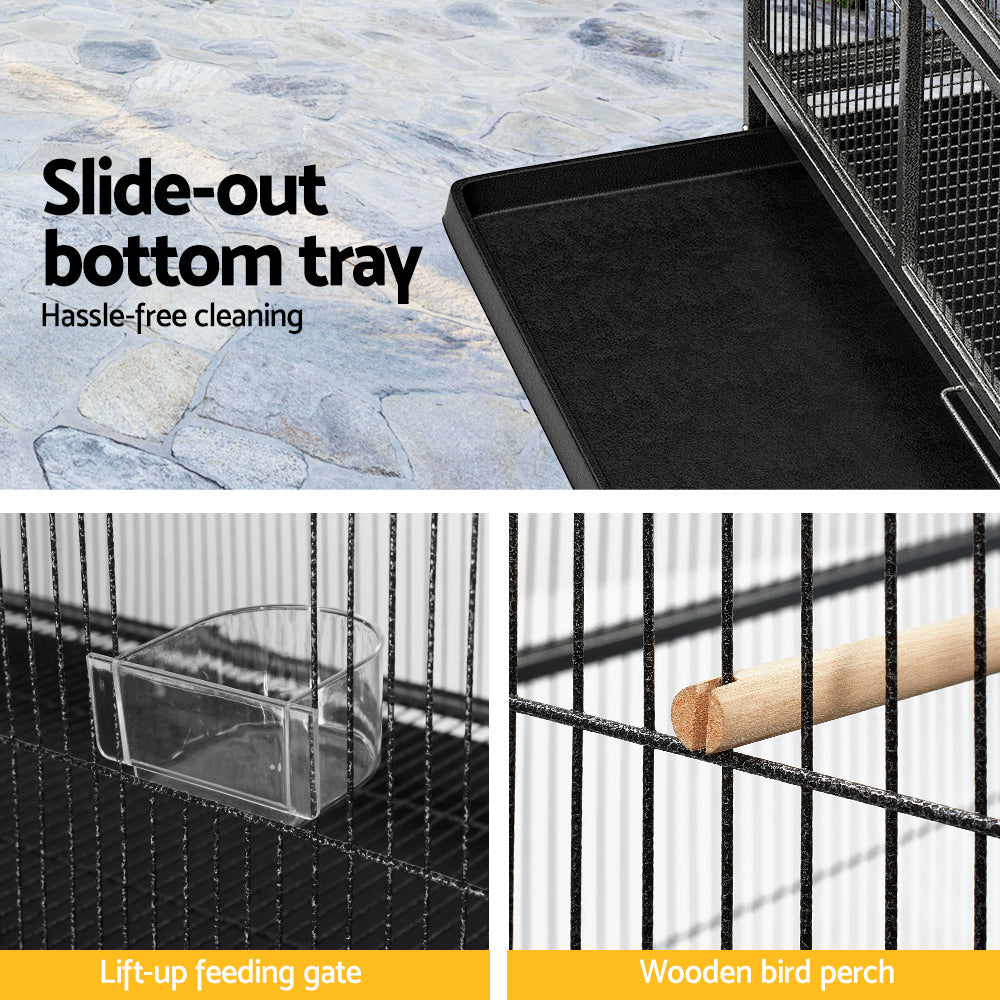 Sterling Large Bird Cage – Black – 138 cm