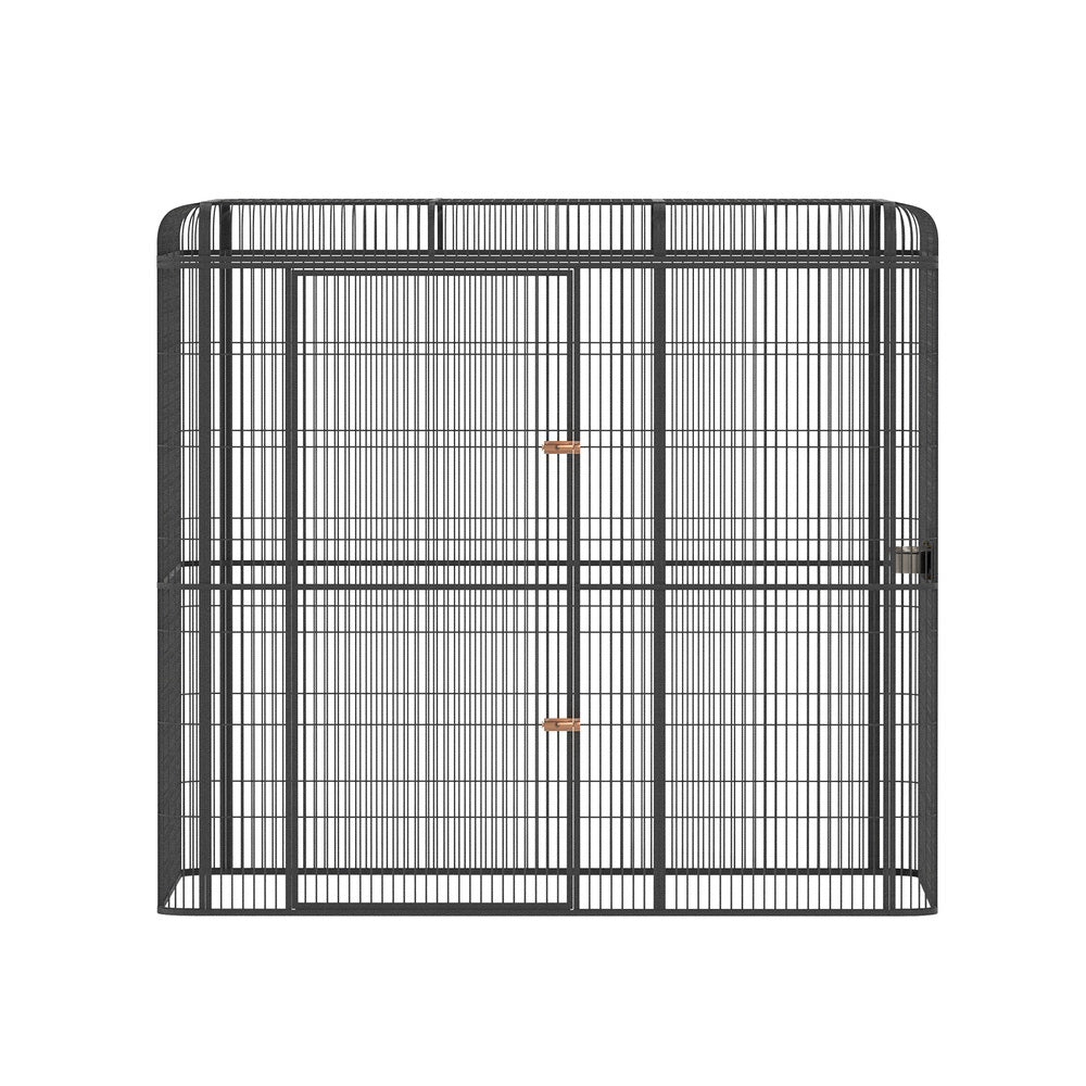 Sanctuary Walk-In Bird Aviary – Black – 203 cm