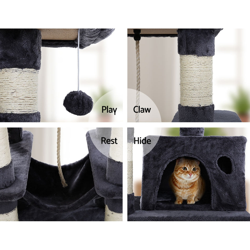 Cosmo Cat Tree Tower – Grey – 145 cm