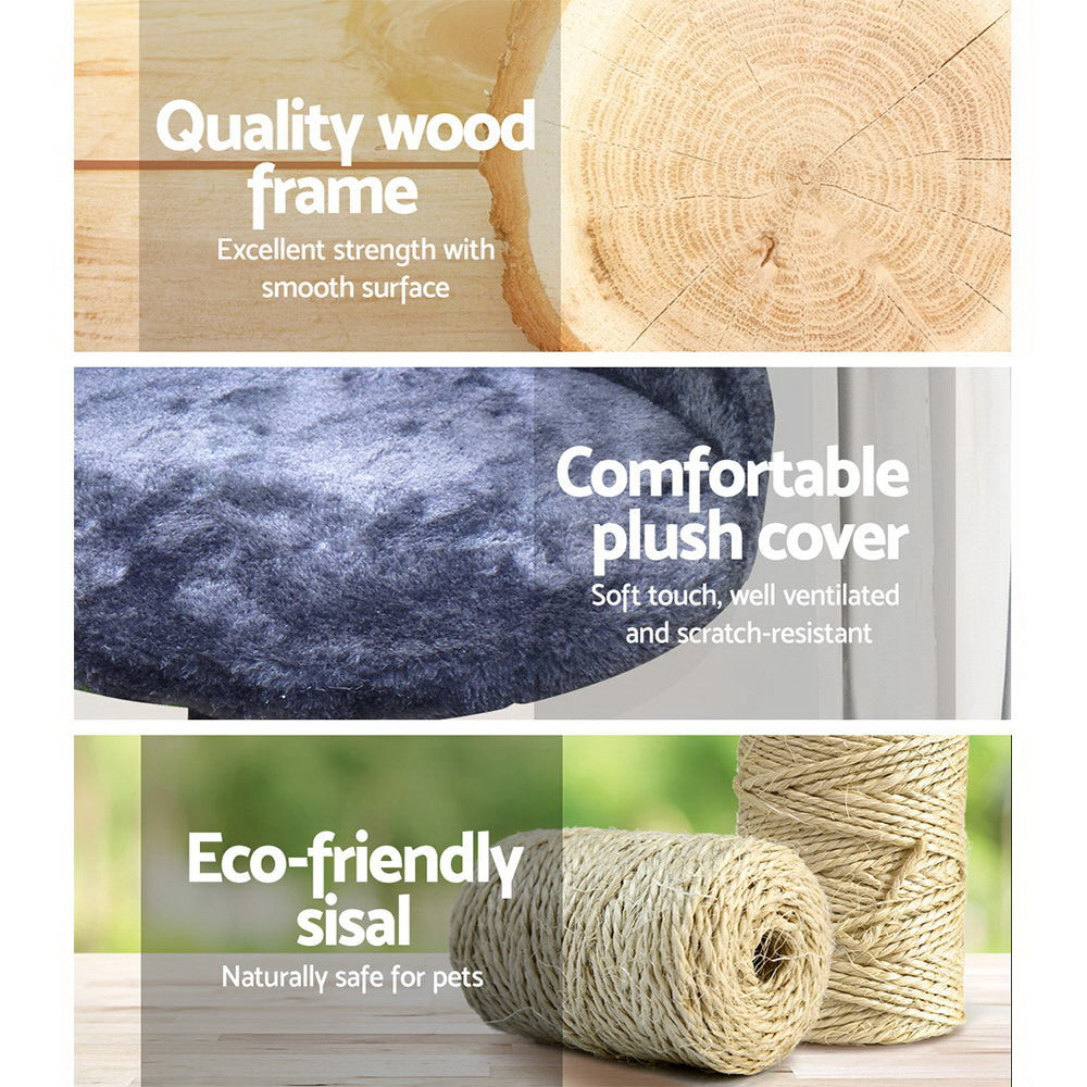 Elmara Cat Tree – Grey – 100 cm