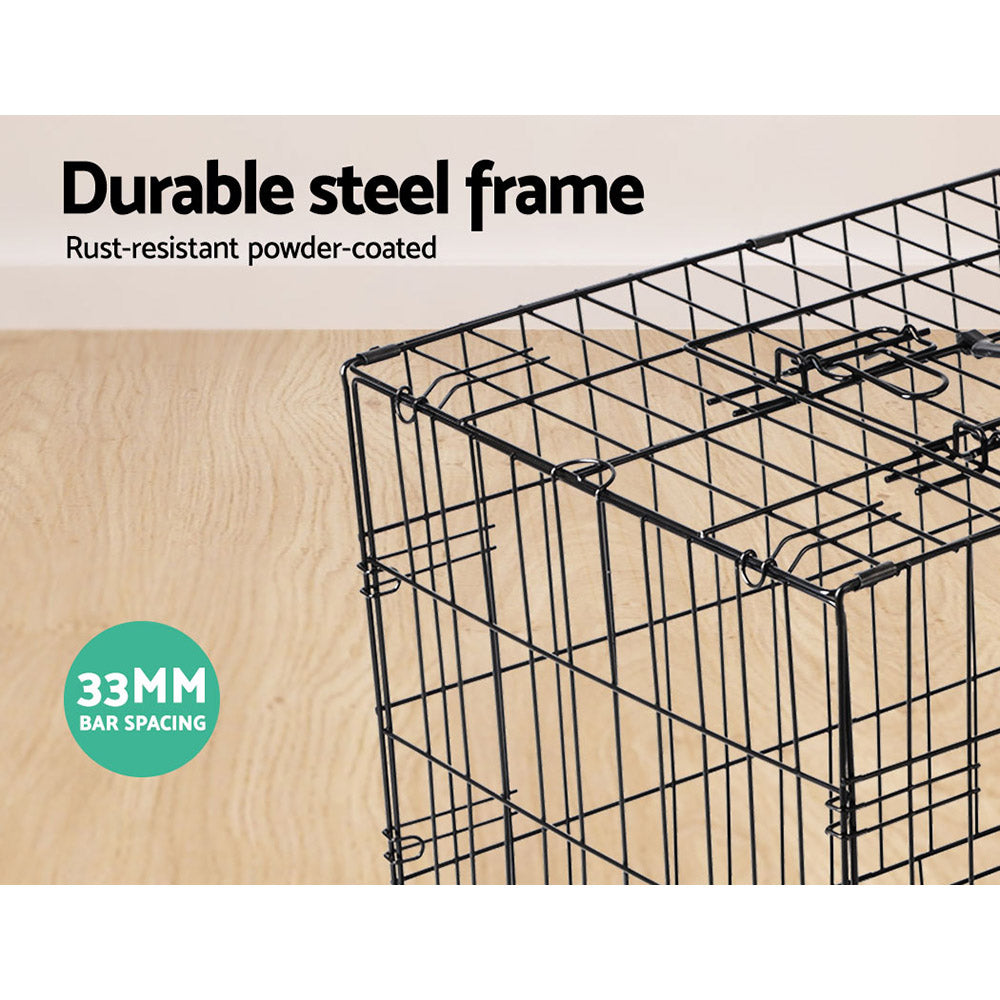 Arlo Metal Dog Cage – Black – 24 inch