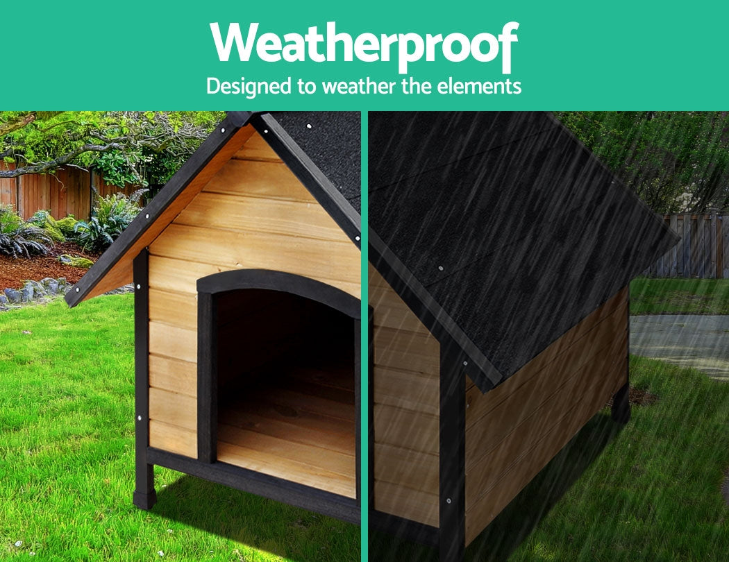 Kelston Wooden Dog Kennel – Natural – Extra Large