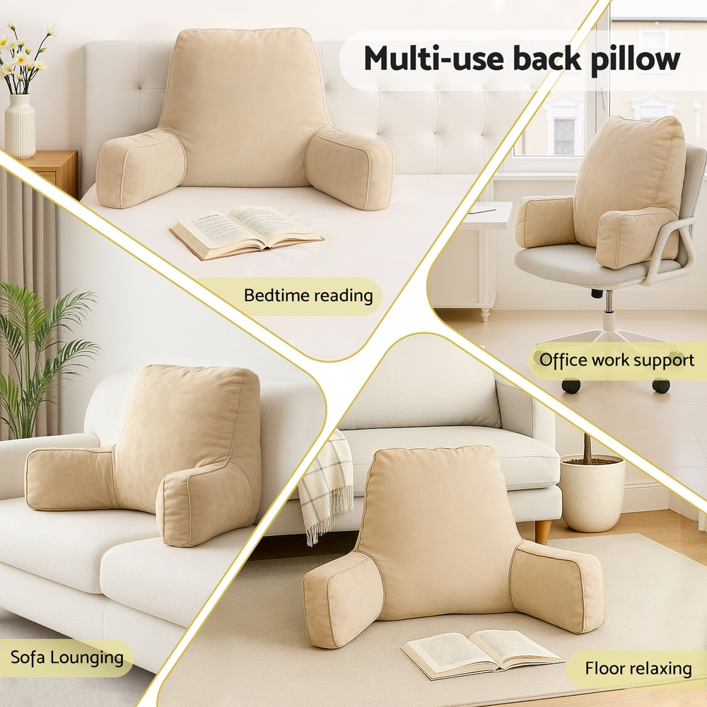 Serano Reading Support Pillow – Beige / Cream – Standard