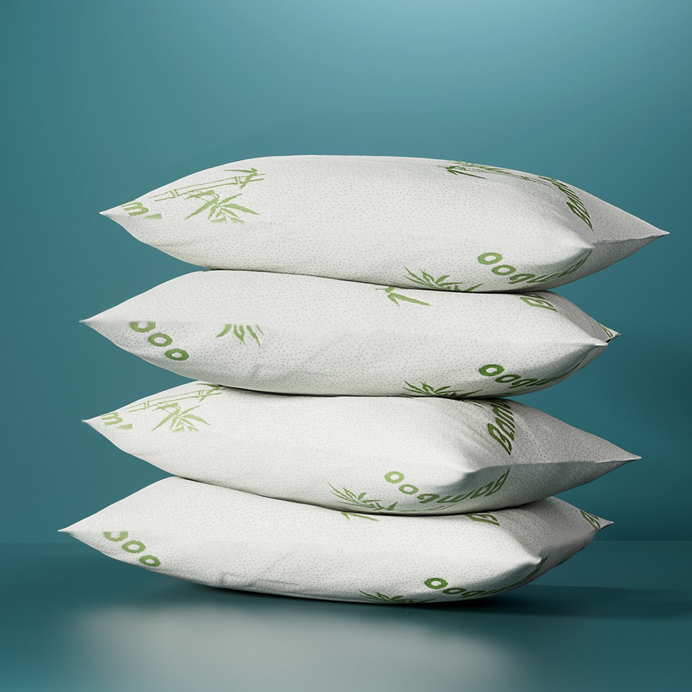 Cove 4 Pack Bamboo Pillow Family Hotel