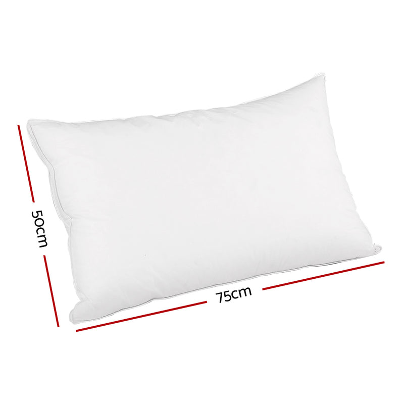 Luxury Twin Pack-  Duck Feather Pillow