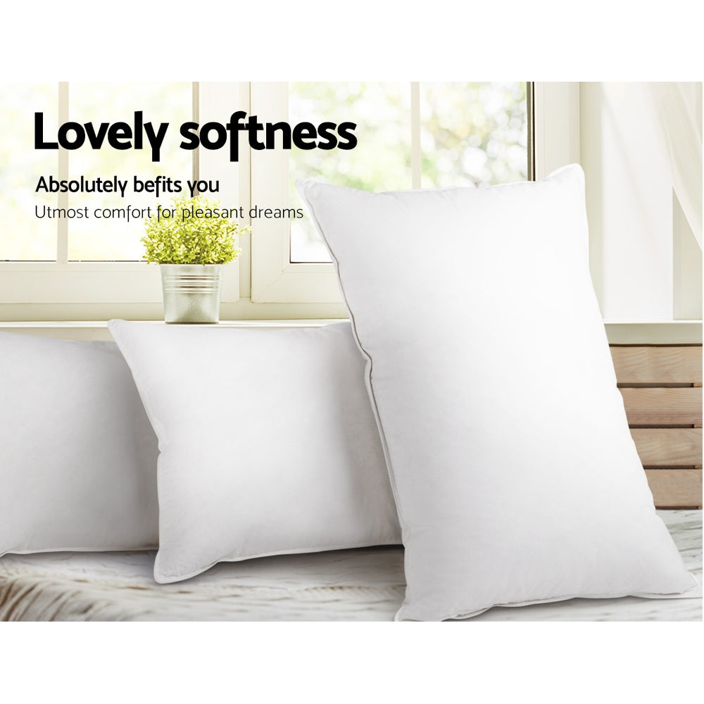 Rowan 4-Pack Bed Pillows – 2 Firm & 2 Medium