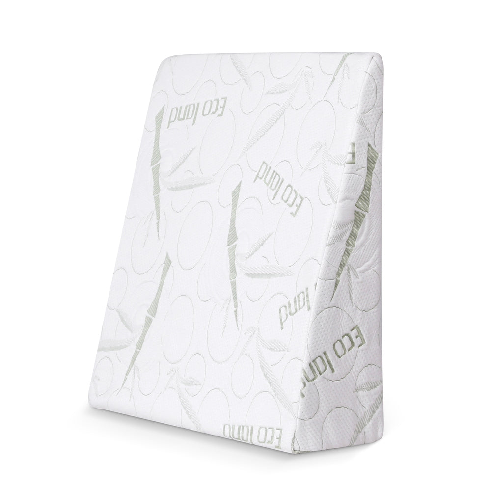 Halston Wedge Pillow – White – 20 cm