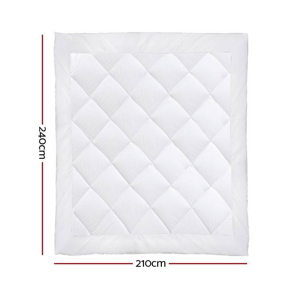 Nova Bamboo Microfibre Quilt – White – King