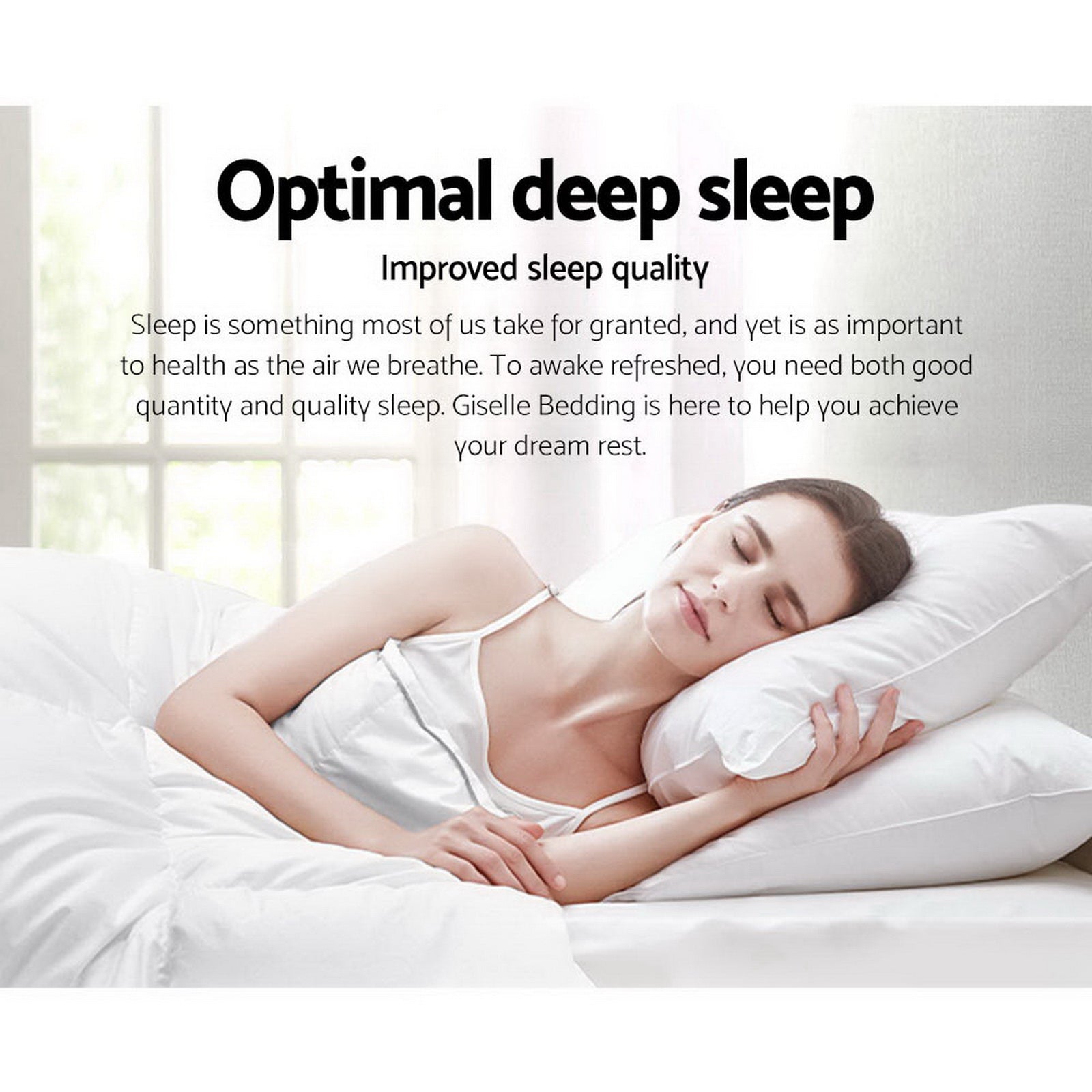 Linden Bamboo Microfibre Quilt – White – King