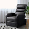 Leather Recliner Armchair - Brown