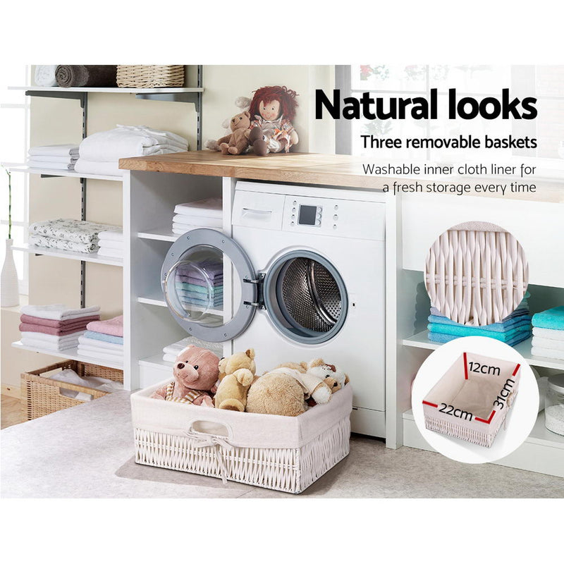 Set of Drawers with 3 Baskets