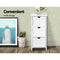 3 Drawer Storage Cabinet - White