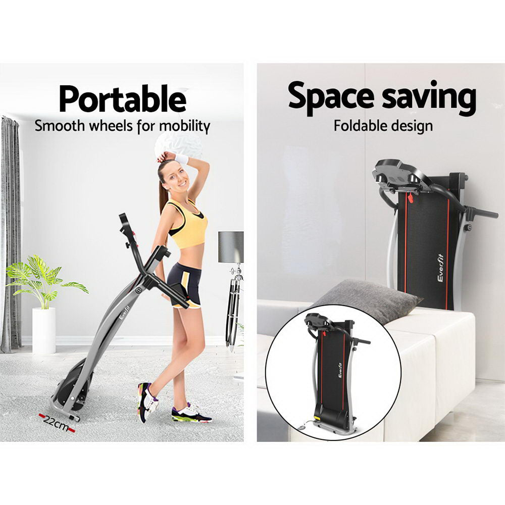 Alderon Electric Treadmill – Black – 340 mm