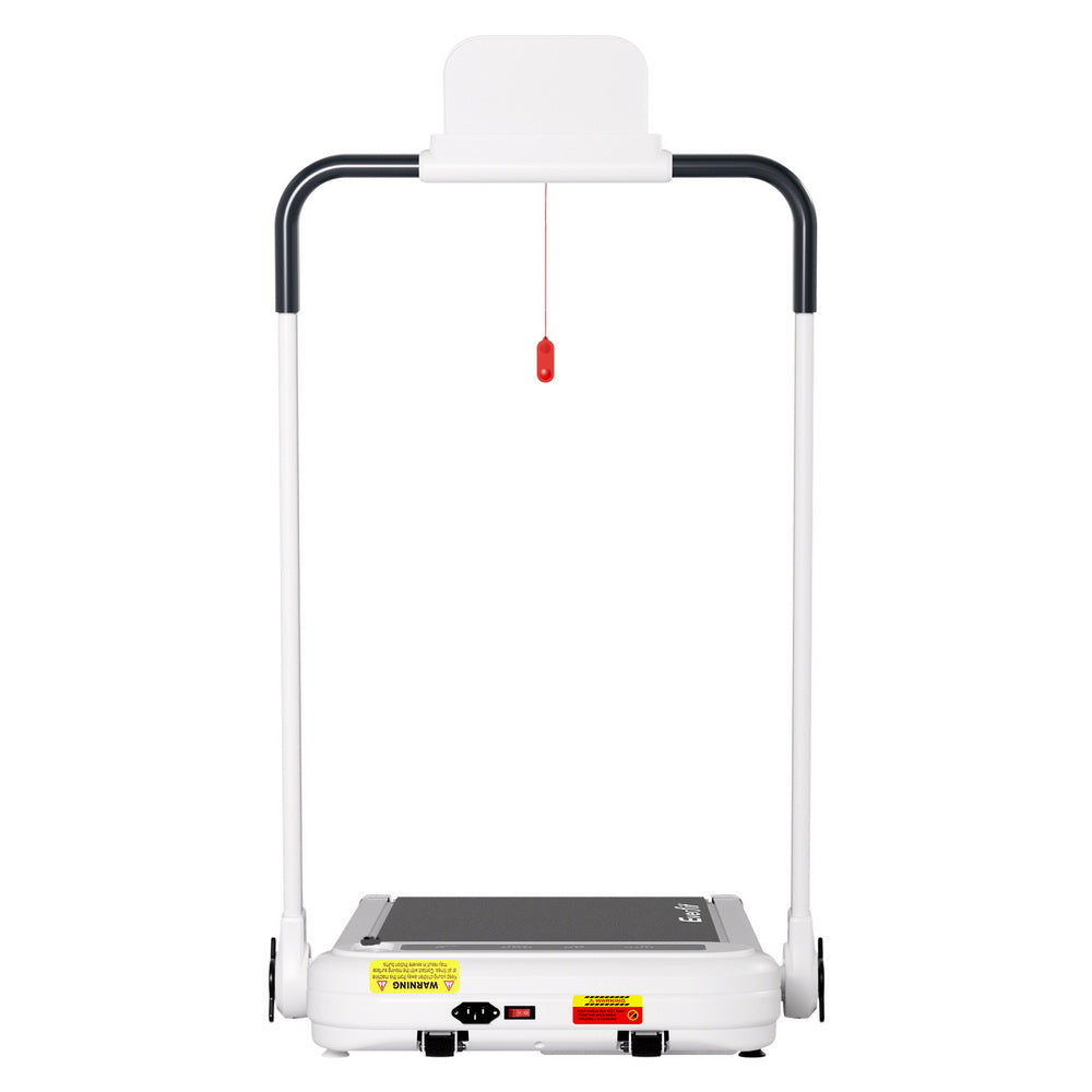 Kaelem Electric Walking Pad with Incline – White – 400mm