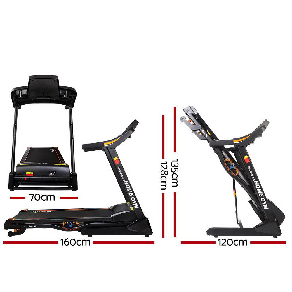 Hudson Electric Treadmill – Black – Auto Incline