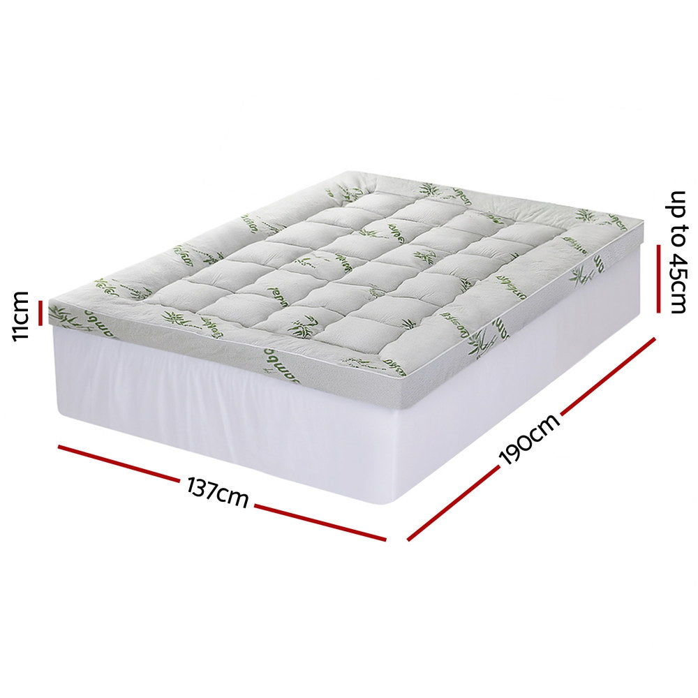 Restwell Mattress Topper – White – Double