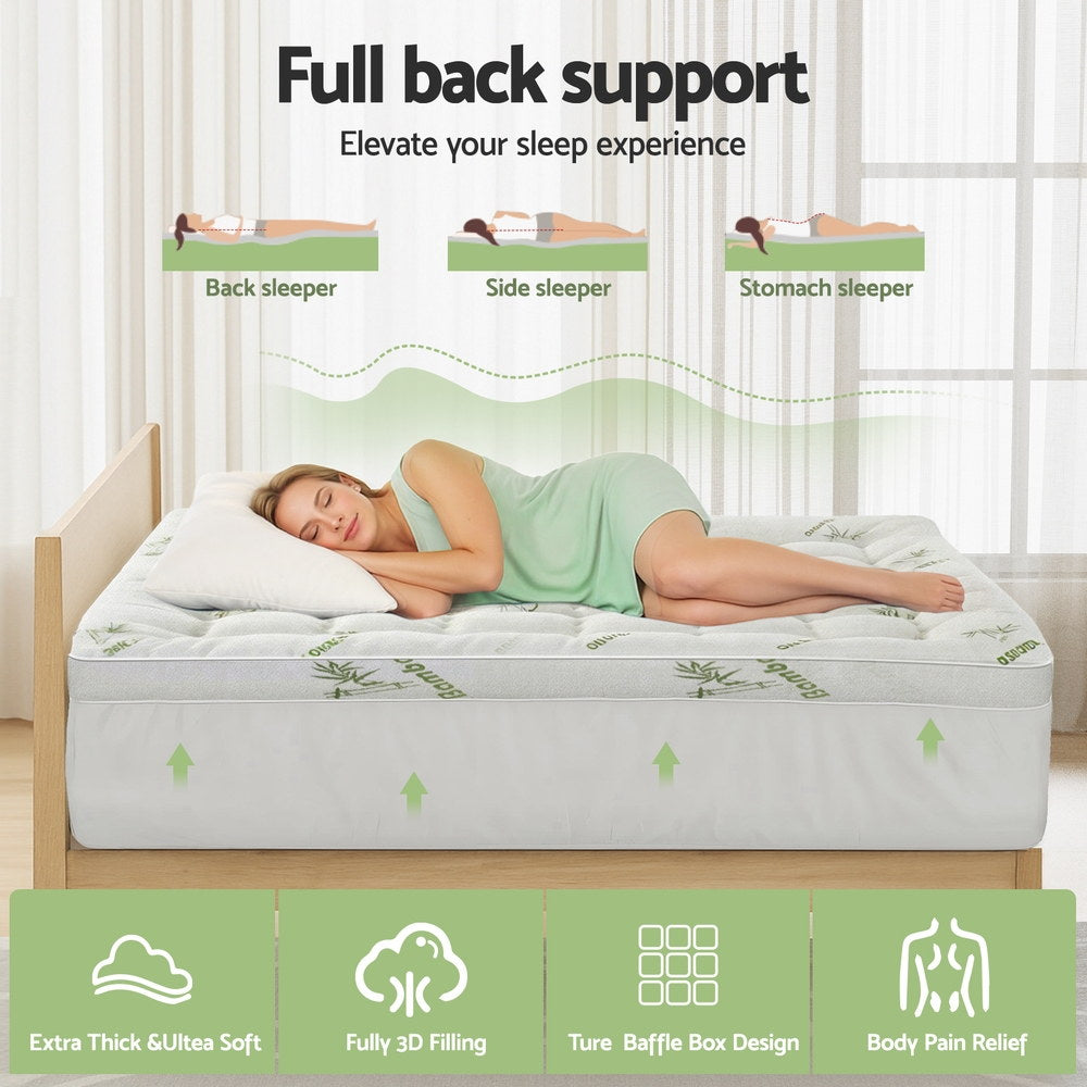 Restwell Mattress Topper – White – Double