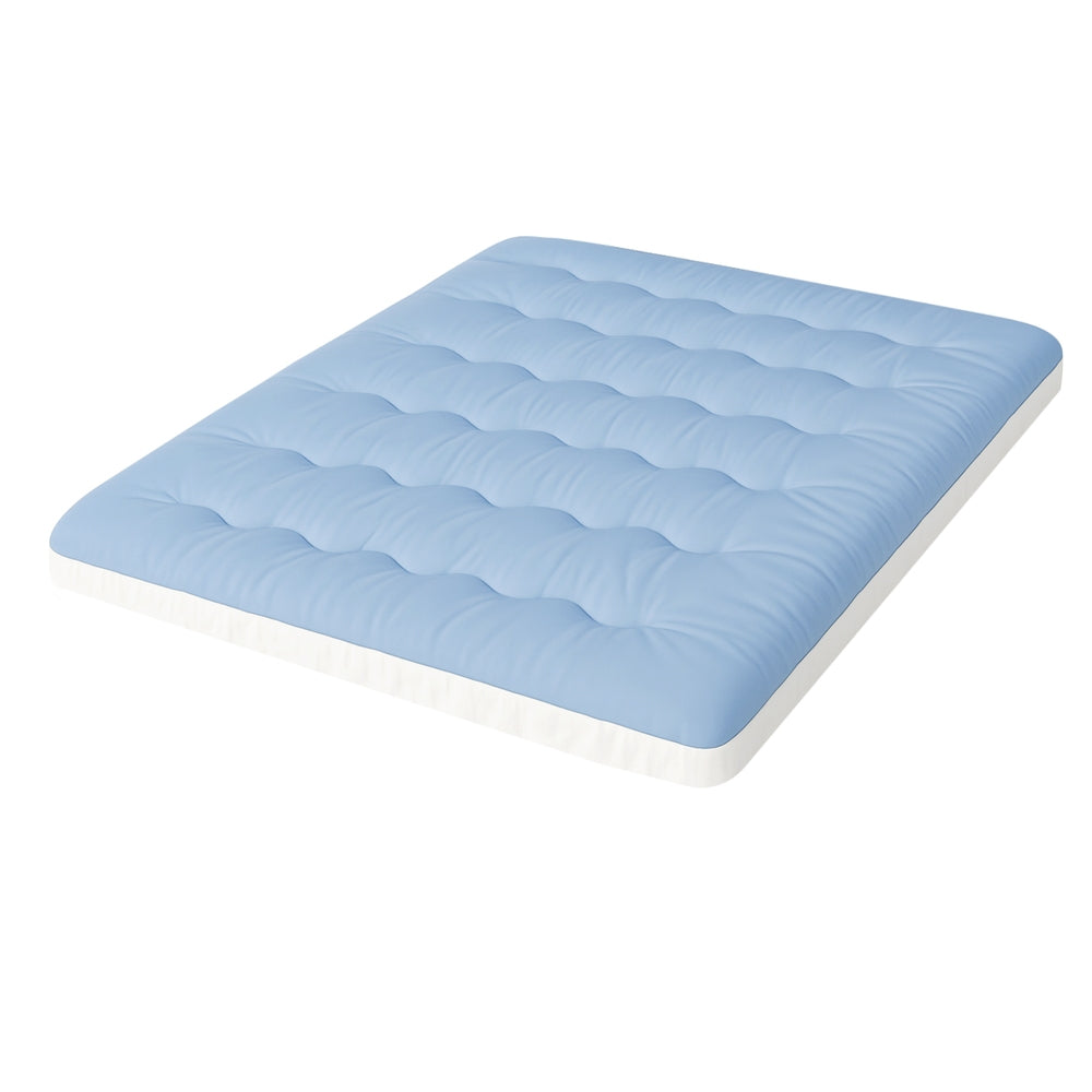 Valona Pillowtop Mattress Topper – White – King Single