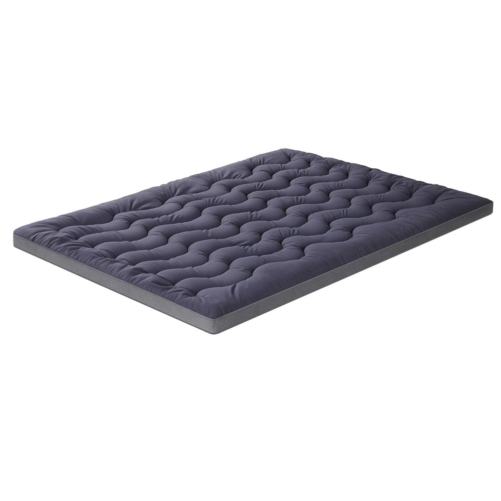 Aurora Bamboo Charcoal Mattress Topper – White – King