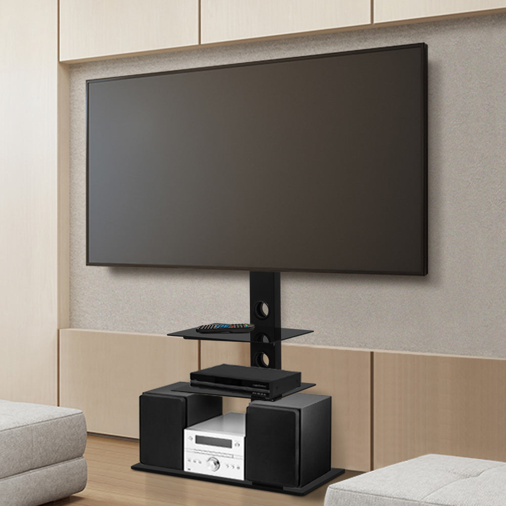Linden TV Stand Mount Bracket for 32" - 70" LED LCD 3 Tiers Storage Floor Shelf