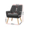 Linen Armchair – Charcoal
