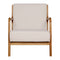 Fabric Armchair – Beige Olive