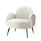 Artiss Armchair Boucle White Hanes