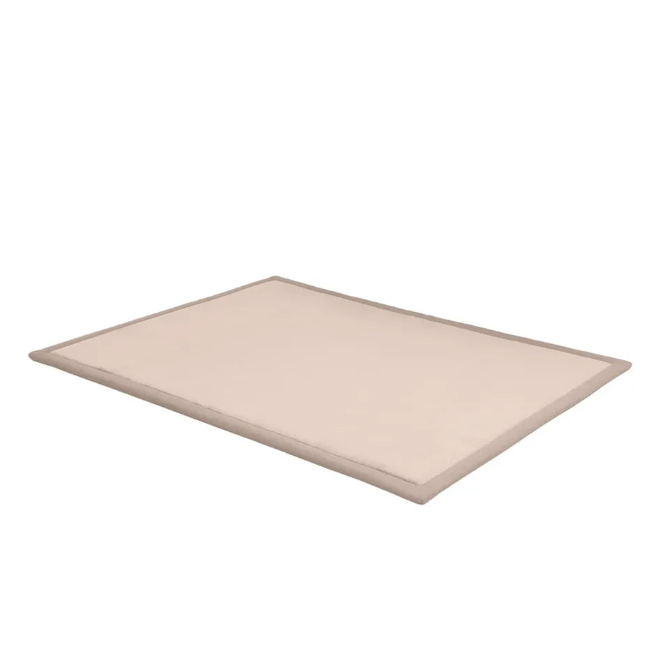 Kids Foam Floor Play Mat - Padded Thick Soft Tatami Style Cream