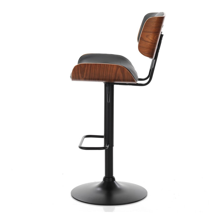 Rowan Swivel Bar Stool – Black – Single