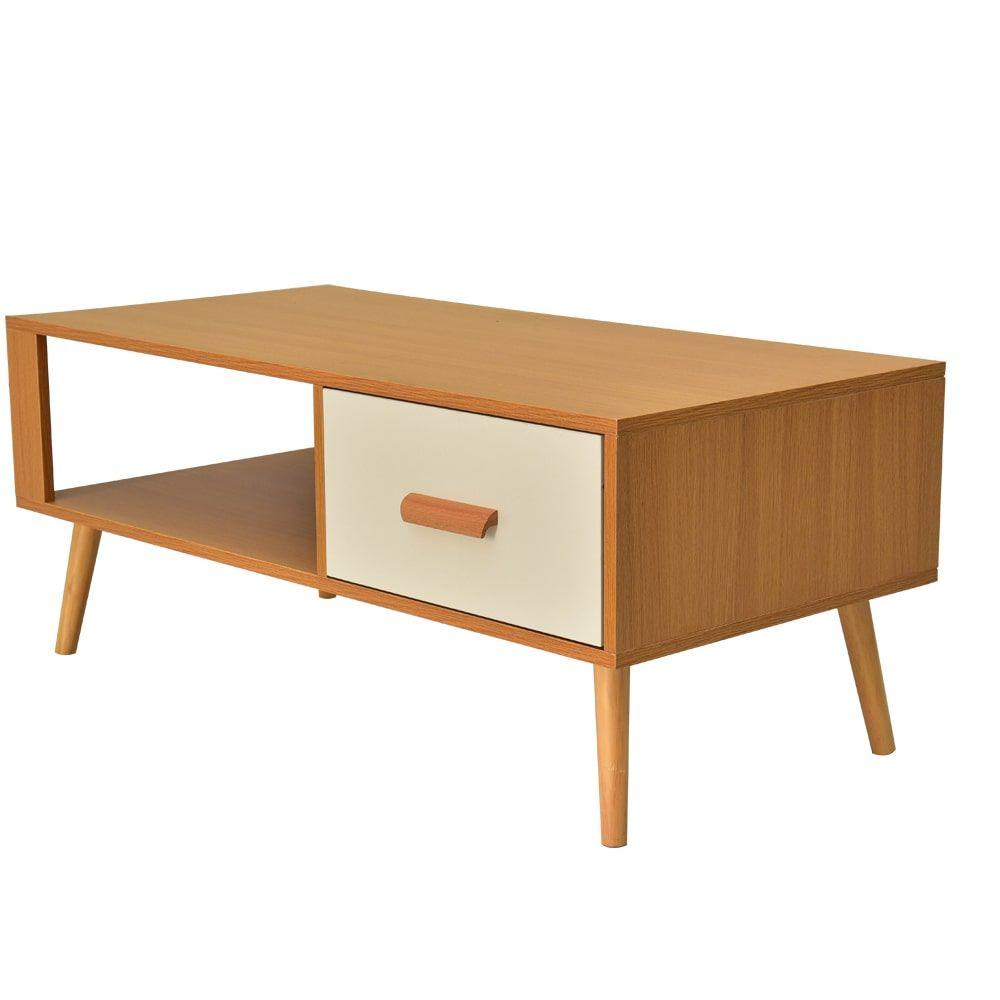 Nordic Coffee Table – White – 100 cm