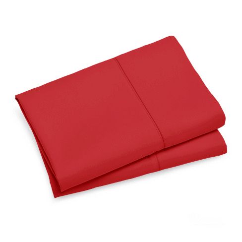 Atlas 1000TC Ultra Soft Pillowcases – Red – King Set of 2
