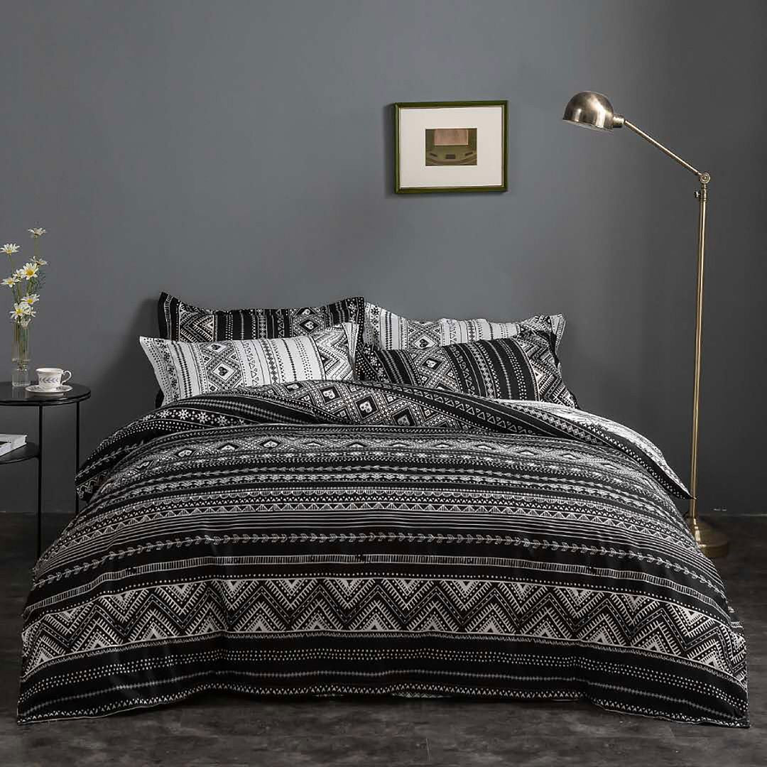 Solenne Reversible Quilt Cover / Duvet Cover Set – Super King